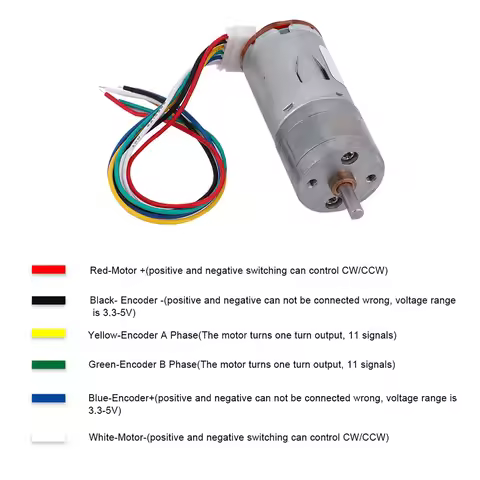 DIY Encoder Gear Motor with Mounting Bracket 65mm Wheel Kit for Smart Car Robot DC12V Smart Car Kit 