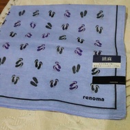 renoma New Hair Tie Handkerchief 48*48cm Made in Japan Cotton Linen