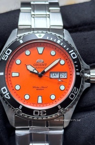 Brand New Orient Ray 2 Orange Dial Men's Automatic Divers Watch AA02006M