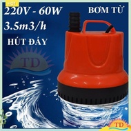 Submersible bottom pump 220v-60w-3.5m3h
