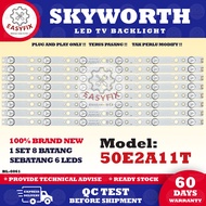 50E2A11T SKYWORTH 50 INCH LED TV BACKLIGHT ( LAMPU TV ) 50E2A11 50E2A