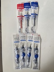 uni jetstream uni-ball one SXR-38 SXN-150-38 紅色 藍色 0.38mm 0.5mm 油性 筆芯