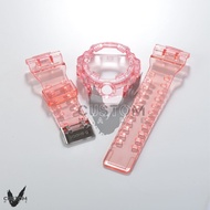(Vcustom) GA700 JELLY " PINK " BAND AND BEZEL WATCH STRAPS
