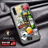 Latest OPPO A31 Glossy Hardcase Case [BOTTLE MOTIF] - Custom Case - Casing hp - Hardcase - Softcase 