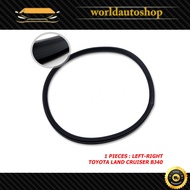 Rear Corner Glass Rubber Lh/Rh Black Toyota Land Cruiser Fj40 BJ40 Ambulance Bj42 Bj45 Fj40 Fj45 Fj4