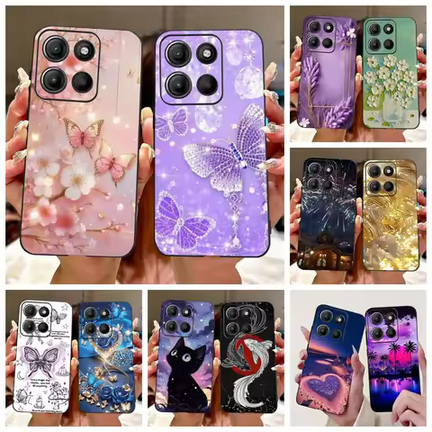 For Motorola Moto G15 Case New Fashion Butterfly Soft Silicone Protect Phone Cover For Motorola Moto