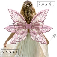 CAUSI Large Fairy Wings, Adult Women Sparkling Butterfly Fairy Wings, 2026 Organza Angel Wings Fairy
