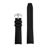 20mm Rubber Watch Strap for Omega Seamaster 300 007 Series - Silicone Band Replacement
