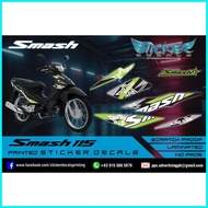 Suzuki Smash 115 Stock Decals