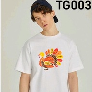 THANKSGIVING TSHIRT PUMPKIN TURKEY WOMAN COTTON 2XS-2XL SUMMER LOOSE SIZE ROUND NECK SHORT SLEEVE ST