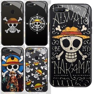 HD Glass Case for OPPO F7 A5S A12S Realme C2s A11K F5 F9 C1 A12E A3S A12 A5 A7 C2 Pro Z-86 One Piece