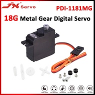 JX PDI-1181MG 18G 3.5KG Core Metal Gear Digital Servo For 1/16 RC Car Plane WLtoys 144001 WPL B24 C1
