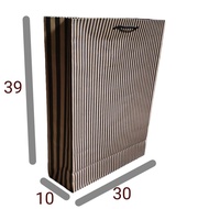 Striped paper bag size XL 30x39x10 contains 12 pcs