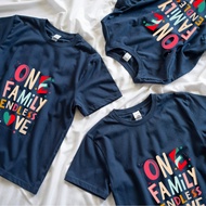 One Family  Baju Family Set Baju Set sedondon Family Set Tshirt