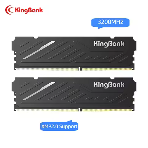 KingBank DDR4 8GB 16GB 3200MHz Intel Memory Modules XMP2.0 Desktop Gaming Memoria Rams Dual Channel 