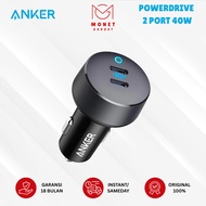 [MONET] Anker PowerDrive III Duo USB-C Car Charger fast charging 40w 2-port each 20W power IQ 3.0 Ty