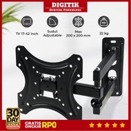 DIGITIK - Taffware Telescopic TV Bracket VESA 200 x 200 for 17-42 Inch TV - X-200