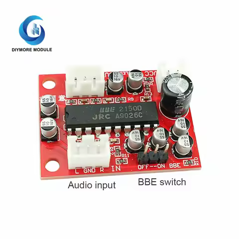 NJM2150 BBE Tone Preamplifier Board Sound Effect Exciter Improve Treble Bass Amp For Audio Home Thea