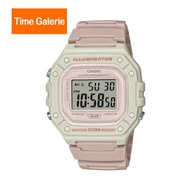 CASIO General Light Pink Digital Watch W-218HC-4A2VDF