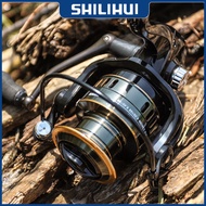 SHILIHUI Rel Pancing Mini 500 800 Rill Pancing Laut 1000 2000 Max Drag 10kg Reel Pancing 7000 Metal 