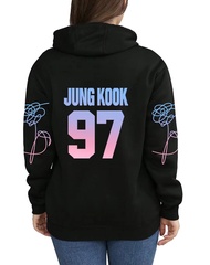 Kpop Jungkook Suga Jimin V Rap Jhope Jin Hoodie Sweatshirts Love Yourself Hoodies Sweater Merch Merc