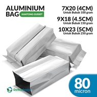 ALUMINUM BAG GUSSET CENTRAL SEALING DELKOCHOICE BAG PACKAGING