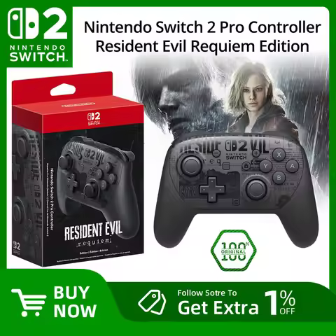 New Nintendo Switch 2 Pro Controller Resident Evil Requiem Edition 100% Original Sale Game Controlle