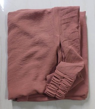 Jilbab French Khimar Jumbo Bandana V Shape Lancip bahan Crinkle Airflow Premium GAZALA HIJAB