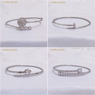 MATA PUTIH 925 Silver bangle Eye model White Gold-Silver 925 bangle