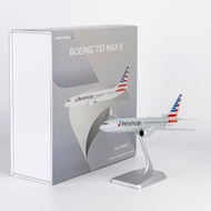 92017 Alloy Collectible Plane Gift NG Model 1:200 American Airlines Boeing B737 MAX 8 Diecast Aircra