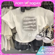 Ready Stock Kids Tshirts White Letter Printing Tshirts Boy Tshirts Korean Loose