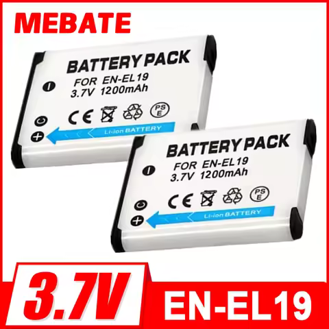 EL19 EN EL19 EN-EL19 Camera Battery 1200MAH for Nikon Coolpix S2600 S2700 S3100 S3500 S4100 S4150 S4