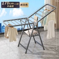 折叠晾衣架落地家用阳台晒衣架室内挂衣架子多功能户外晒被子神器