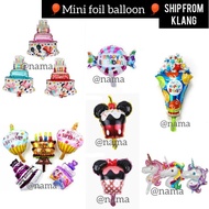 MINI foil balloon happy birthday balloon belon Hari jadi balloon birthday belon birthday belon happy