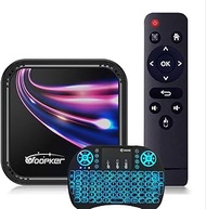 CHROX Android TV Box 13.0,4GB RAM 128GB ROM RK3258 2.4G/5G Dual Wifi Bluetooth 4.2,Media Player Supp