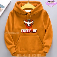 CODE O82R FREE FIRE Boys' Hoodie Sweater Ages 2 3 4 5 6 7 8 9 1 11 12 13 Years Children's FF Hoodie 