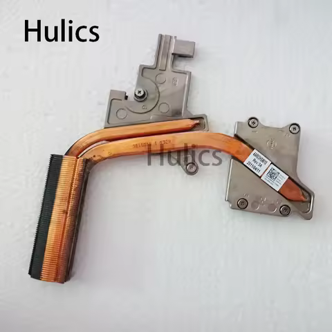 Hulics Used Laptop Heatsink Cooling Fan Cpu Cooler For DELL 3750 V3750 N7110 CPU 8PX81 08PX81 G8K4H 