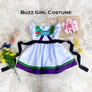 Azzafran – Buzz Costume Cute Buzz Lightyear Inspiration Dress for Girls