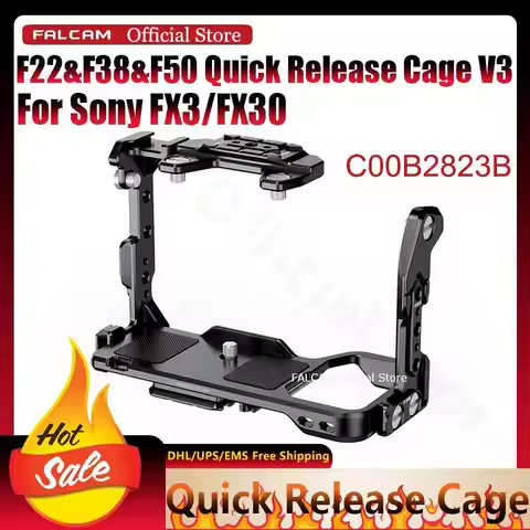Falcam F22&F38&F50 Quick Release Rabbit Cage V3 For Sony FX3 / FX30 Anti Fall Durable Camera Accesso