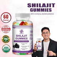 iMATCHME Permen Shilajit Organik Murni dengan Minyak Jintan Hitam Resin Himalaya Kekuatan Ekstra Kom