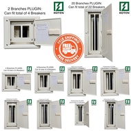 ECONOMY Koten Panel Board for PLUGIN breakers 2, 4, 6, 8, 10, 12, 14, 16, 18, 20 Branches Koten, GE