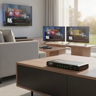 1 to 4 HDMI 4K Splitter for PS4, TV, Laptop, Projector, Monitor