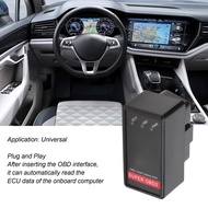 กล่องจูนชิปประหยัดน้ำมัน OBD2 พร้อมสวิตช์ 12‑24V Universal ABS ECO Energy Fuel Saver สำหรับรถยนต์
