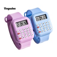 TOPABCS Electronic Digital Calculator, Date Display Multifunctional Micro Calculator Watch, Portable