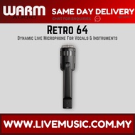 Warm Audio Retro 64 Dynamic Microphone, Black