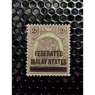 Federated Malay States 1900 Stamps 2 Cent (Mint) | Setem Malaya Lama
