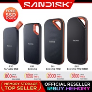 SanDisk Extreme | Extreme PRO Portable SSD Transfer Speed 800-3800MB/s 1TB 2TB 4TB 12BUY.MEMORY