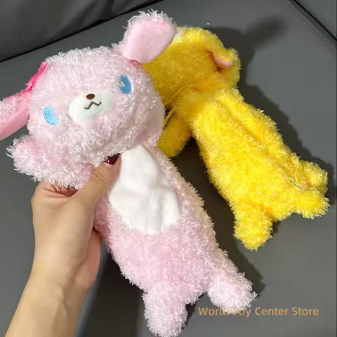 Kawaii Cute Sugarbunnies Pencil Cases For Girls Hanausa Momousa Pink Bunny Pencil Pouch Hangable Sto