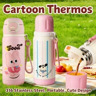 Portable Thermos Tumbler Aquaflask 316 Water Bottle Kids Thermos Kids Tumbler Cute Kids保溫杯水杯