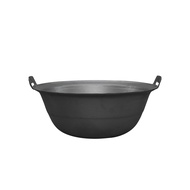 ST/ HNI0Iron Pot Old-Fashioned Cast Iron Thickened Binaural Claw-Free round Bottom Pointed Iron Pot Noodle Pot Gas Stove
